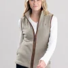Country Fleece Gilet - Sage