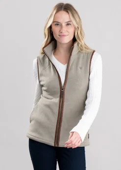 Country Fleece Gilet - Sage