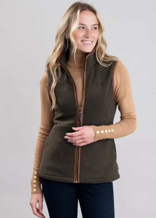 Country Fleece Gilet - Khaki