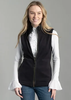 Country Fleece Gilet - Black