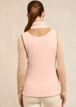 Country Fleece Gilet - Soft Pink
