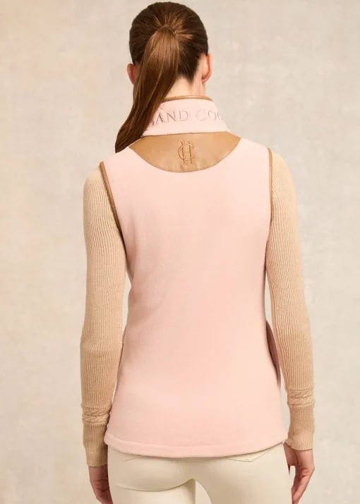 Country Fleece Gilet - Soft Pink