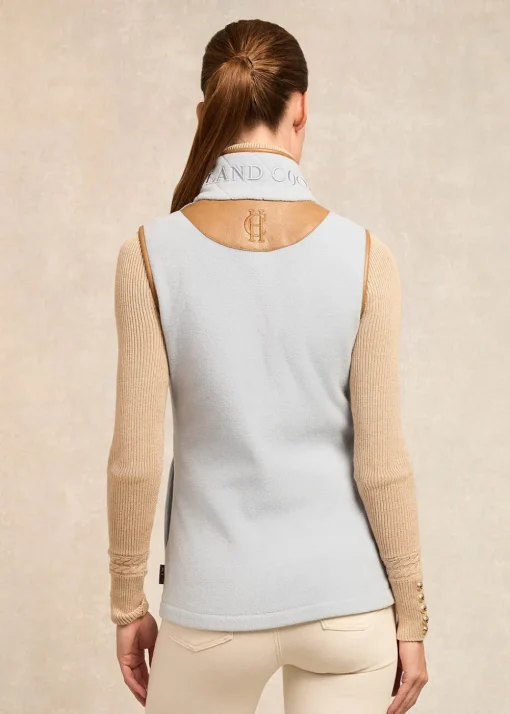 Country Fleece Gilet - Pale Blue