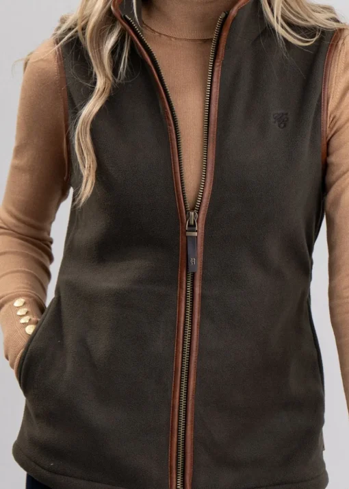 Country Fleece Gilet - Khaki