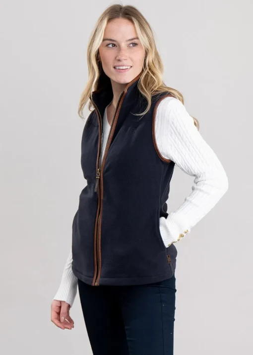 Country Fleece Gilet - Ink Navy