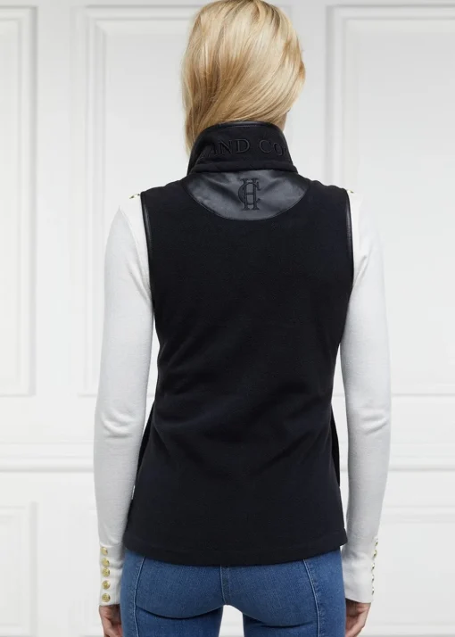 Country Fleece Gilet - Black