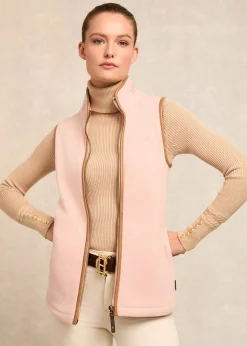 Country Fleece Gilet - Soft Pink