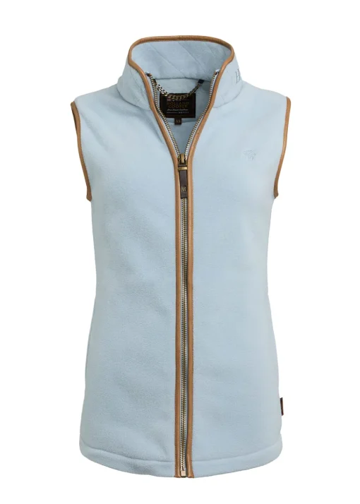 Country Fleece Gilet - Pale Blue