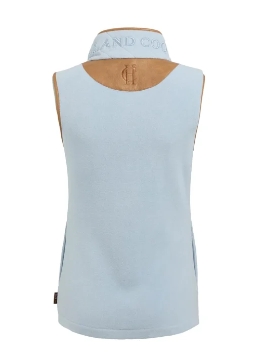 Country Fleece Gilet - Pale Blue