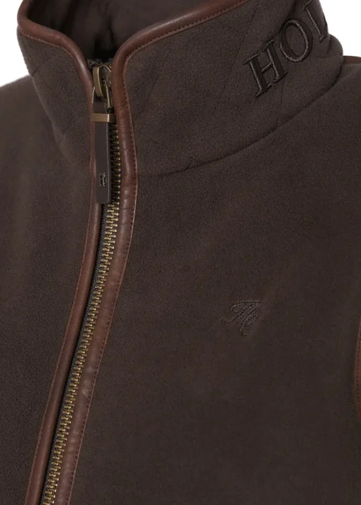 Country Fleece Gilet - Chocolate