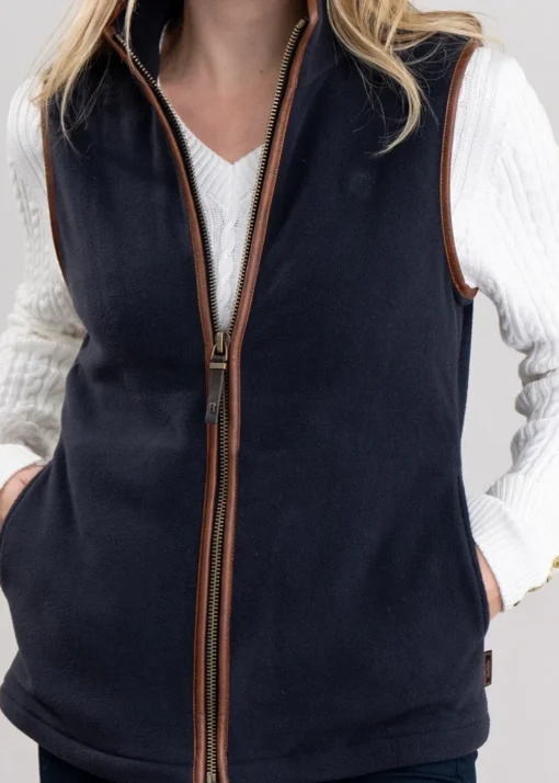 Country Fleece Gilet - Ink Navy