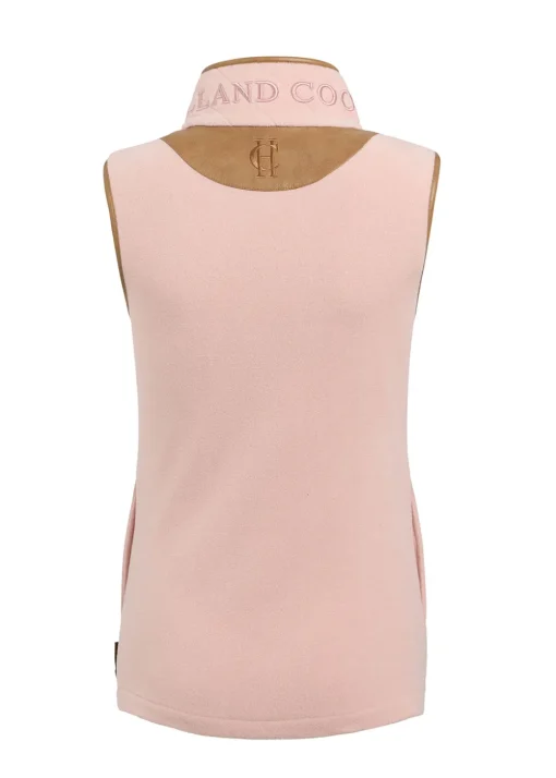 Country Fleece Gilet - Soft Pink