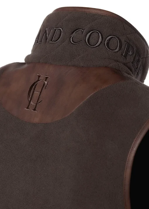 Country Fleece Gilet - Chocolate