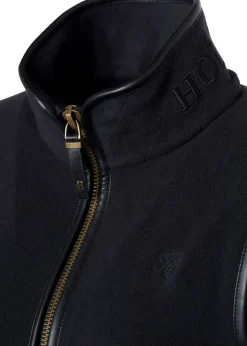 Country Fleece Gilet - Black