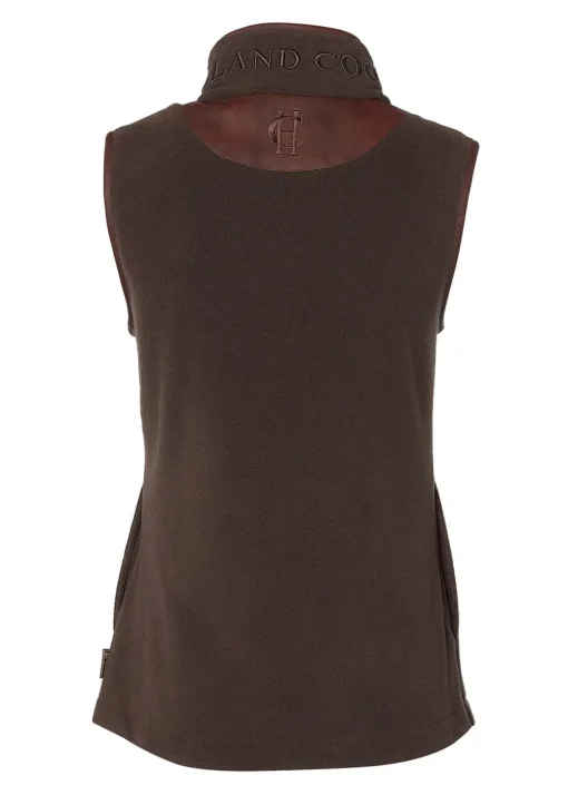 Country Fleece Gilet - Chocolate