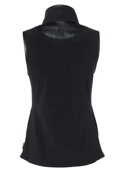 Country Fleece Gilet - Black