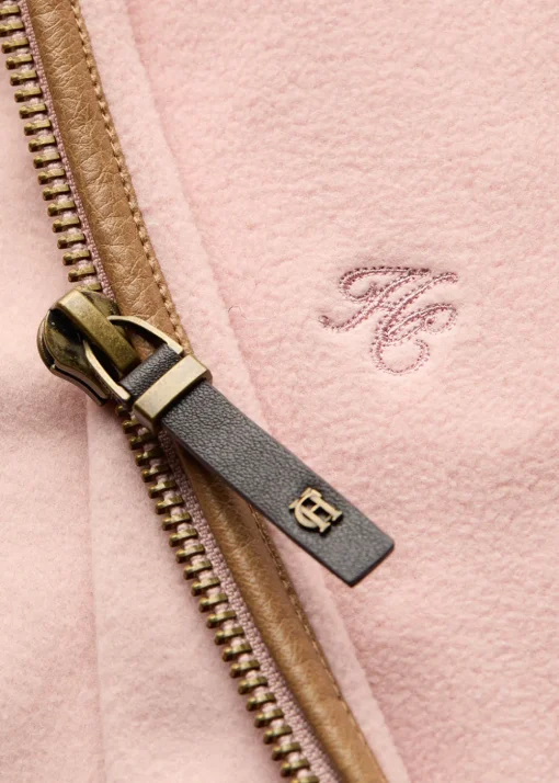 Country Fleece Gilet - Soft Pink