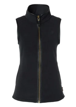 Country Fleece Gilet - Black