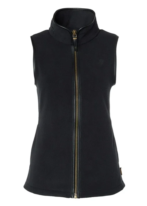 Country Fleece Gilet - Black
