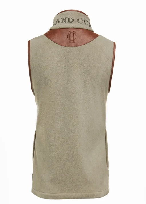 Country Fleece Gilet - Sage