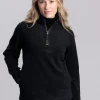 Country Fleece Quarter Zip - Black
