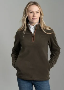 Country Fleece Quarter Zip - Khaki