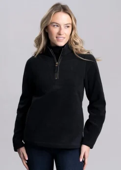 Country Fleece Quarter Zip - Black