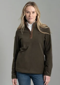 Country Fleece Quarter Zip - Khaki
