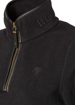 Country Fleece Quarter Zip - Black