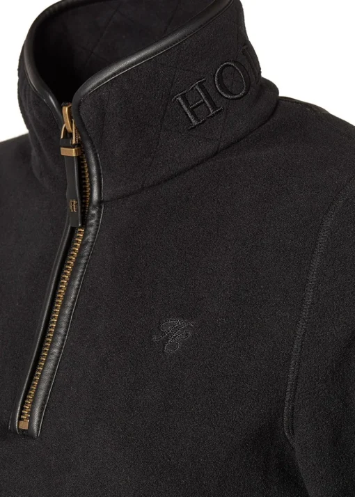 Country Fleece Quarter Zip - Black