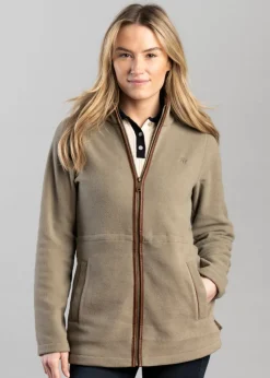 Country Longline Fleece Jacket - Sage