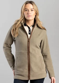 Country Longline Fleece Jacket - Sage
