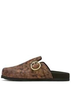 Country Mule - Leopard Suede