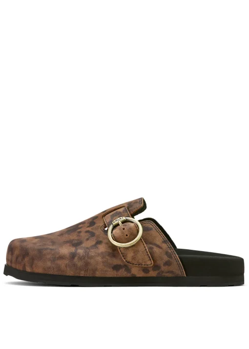 Country Mule - Leopard Suede
