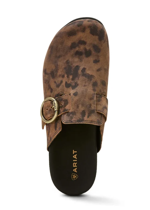 Country Mule - Leopard Suede
