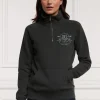 Crest Zip Henley - Racing Green