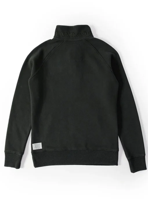 Crest Zip Henley - Racing Green