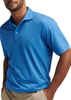 Crown Comfort Polo Shirt - Blue Poppy