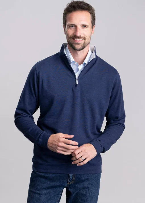Crown Comfort Pullover - Navy