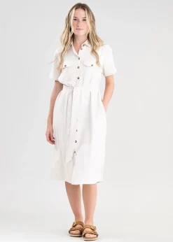 Daisy Linen Dress - Oat