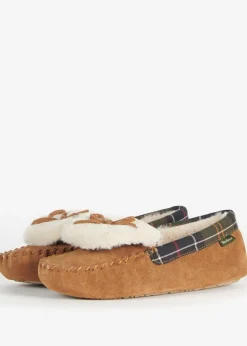 Darcie Slippers - Tan Suede