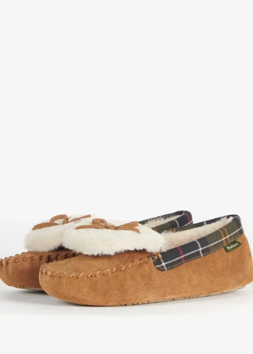 Darcie Slippers - Tan Suede