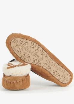 Darcie Slippers - Tan Suede