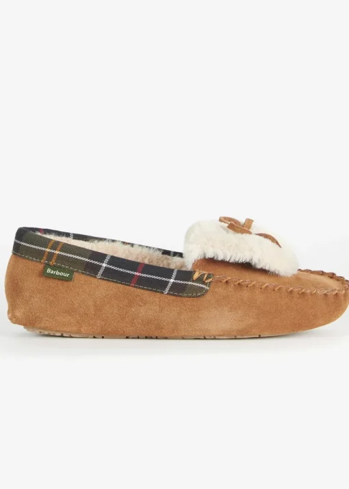 Darcie Slippers - Tan Suede