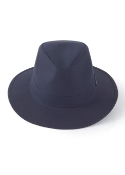 Darsham Wax Fedora - Navy