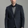 Donegal Tweed Jacket - Salt and Pepper Blue