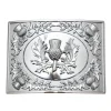 Double Thistle Chrome Buckle