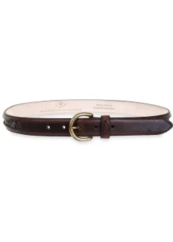 Drayton Feather Belt - Chocolate