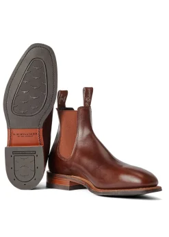 Dynamic Flex Comfort Craftsman Boots - Mid Brown Saddle