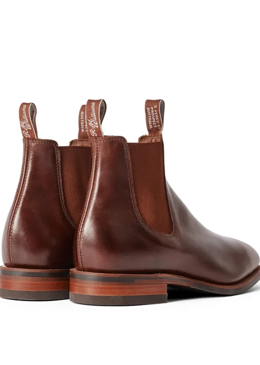 Dynamic Flex Comfort Craftsman Boots - Mid Brown Saddle